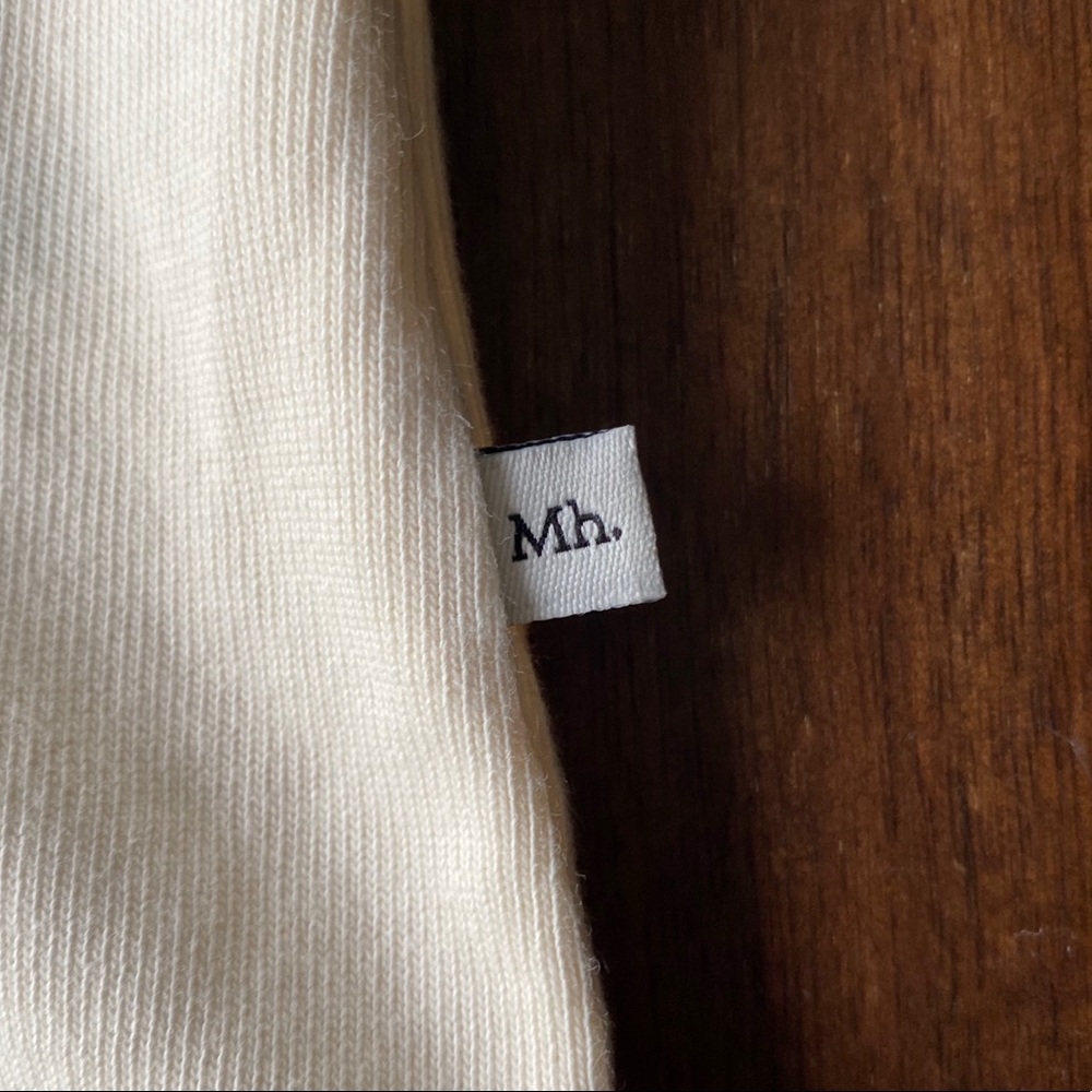 Madhappy Unisex Log Off Heavy Tee Antique White - Picture 3 of 5